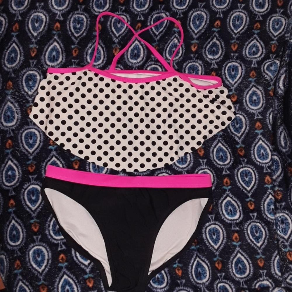 OP Girls Size 10/12 bikini